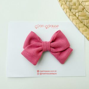 Laço Dora | Linho | Rosa Penélope