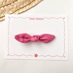 Laço Nina | Linho | Rosa Penélope