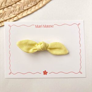Laço Nina | Linho | Bananinha