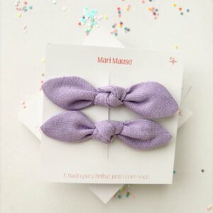 Parzinho Nina | Linho | Lavanda