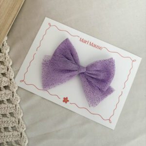 Laço Ceci | Tule | Lilás